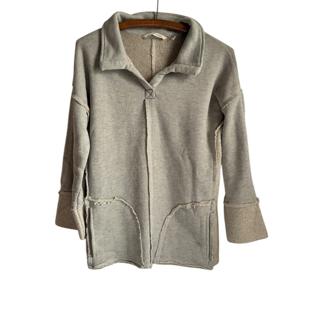 Soft Surroundings Longline Pullover Sweatshirt size XS P